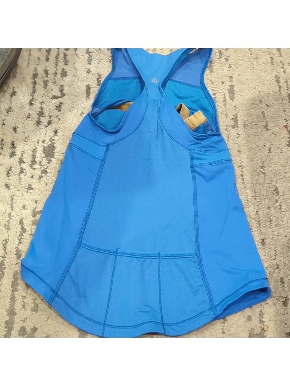 Lululemon Zippy Run Tank blue